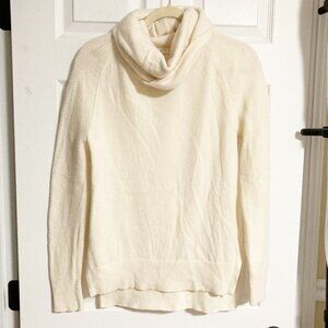 Athleta 100% Cashmere Cowl neck Sweater Size XS